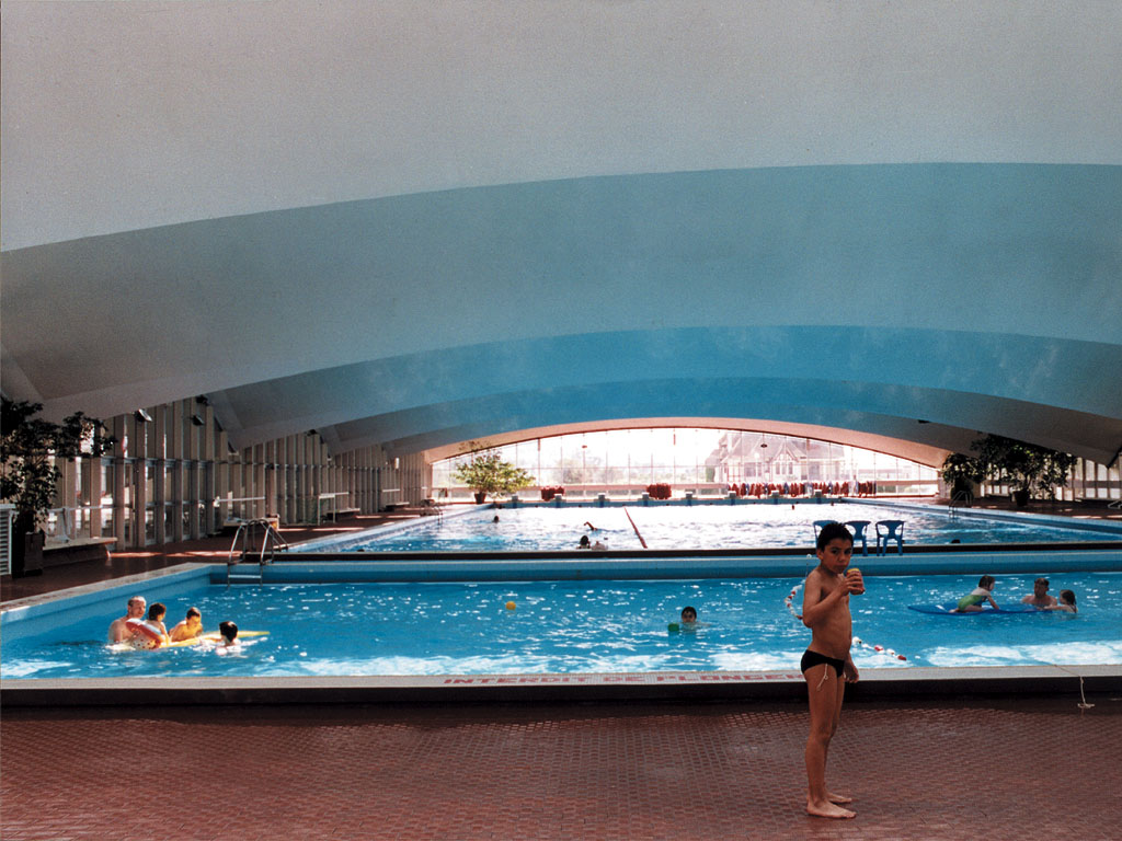 Claude Closky, ‘Téèfun [TF1]’, 1997-1998, stereo amplifier & speakers, compact disk (ADD), CD player, unlimited duration. Installation view ‘Le temps libre, son imaginaire, son aménagement, ses trucs pour s’en sortir’, public spaces, Deauville. 21 May - 29 May 1999. Curated by Jean-Charles Massera